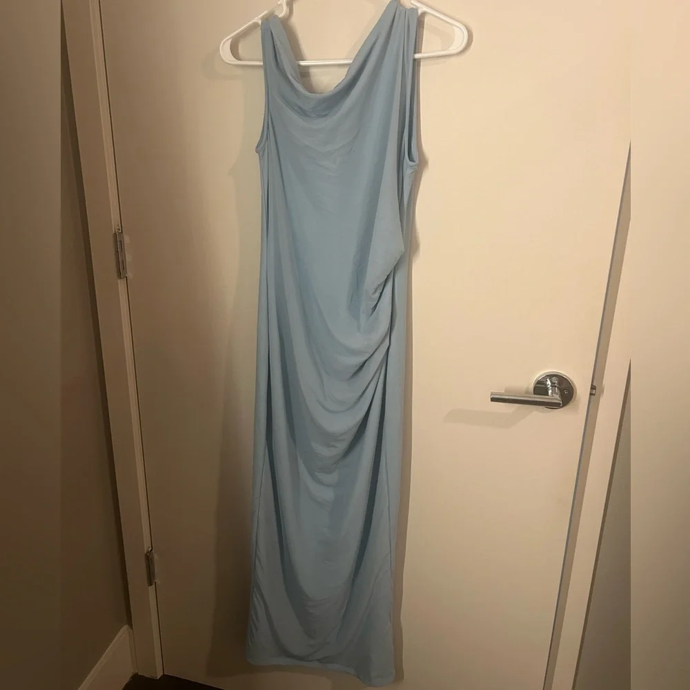 Blue baby shower/wedding guest dress - Picture 4 of 5